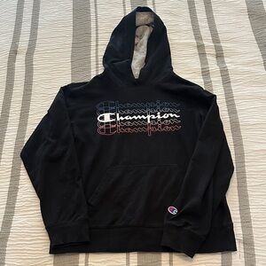 Champion Black Hoodie for Boys